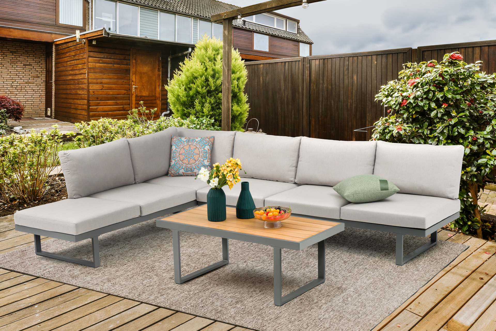 Camilla corner bench group