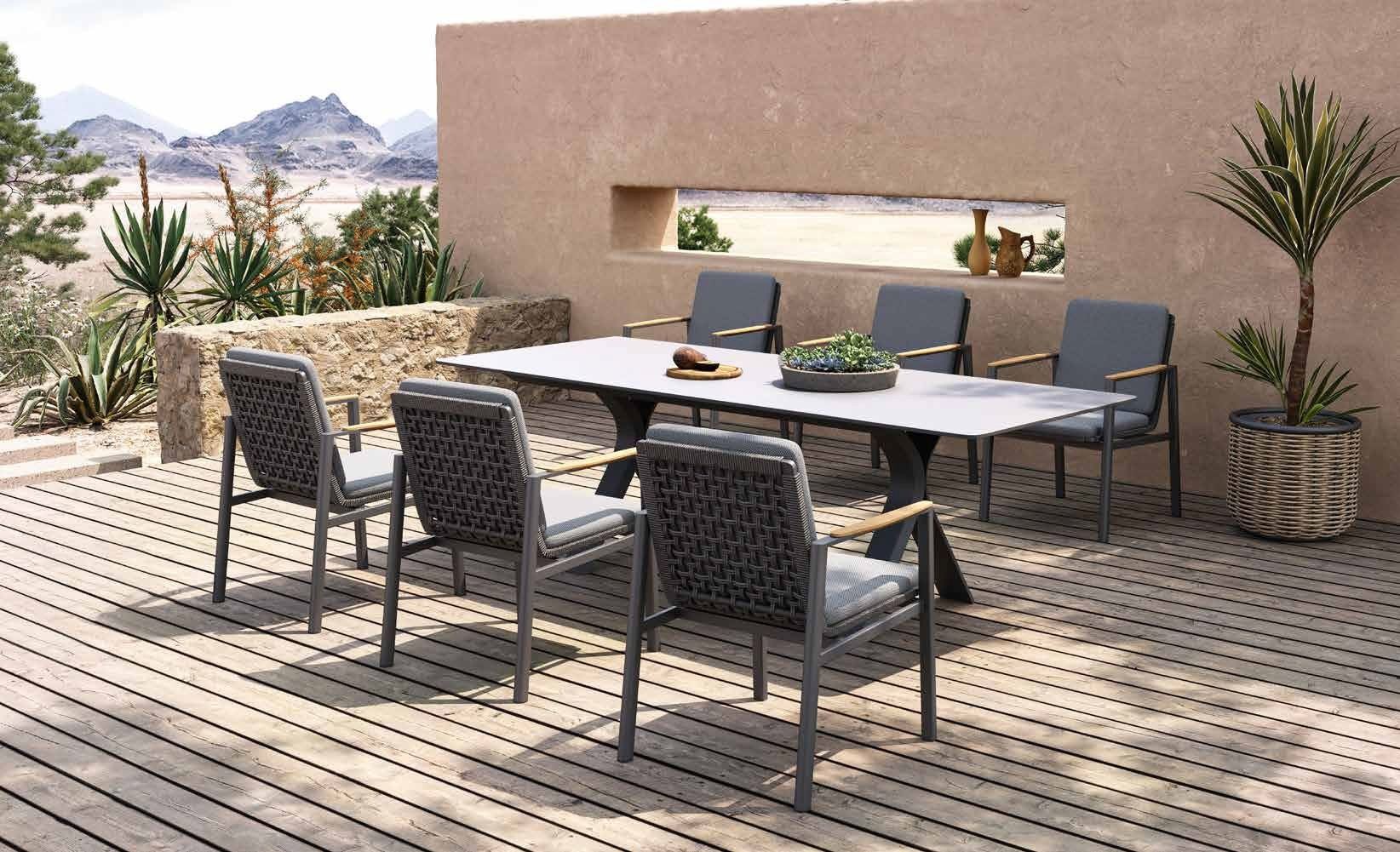 Esstisch Carson anthrazit