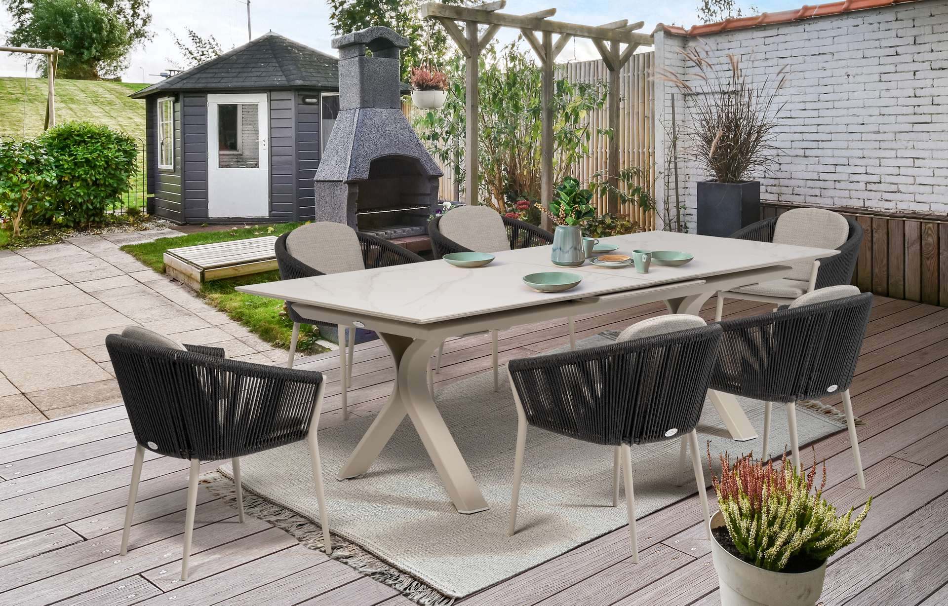 Esstisch Carson weiß