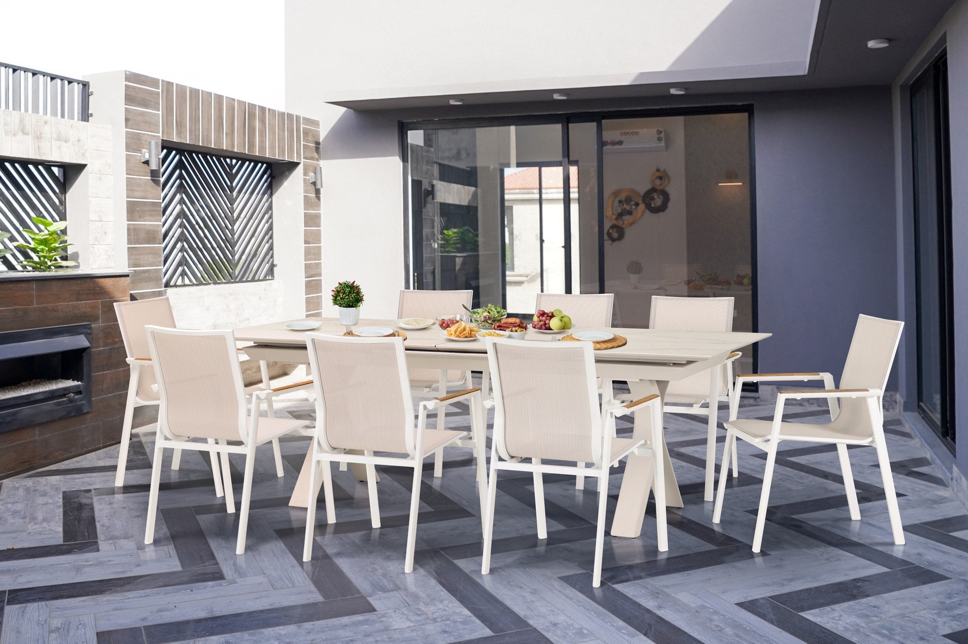 Aspen ivory armchair