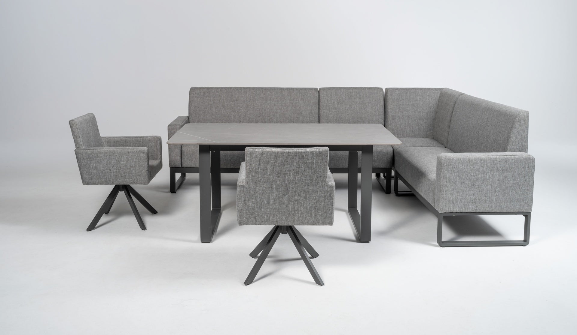 Eckbankgruppe Carina grau