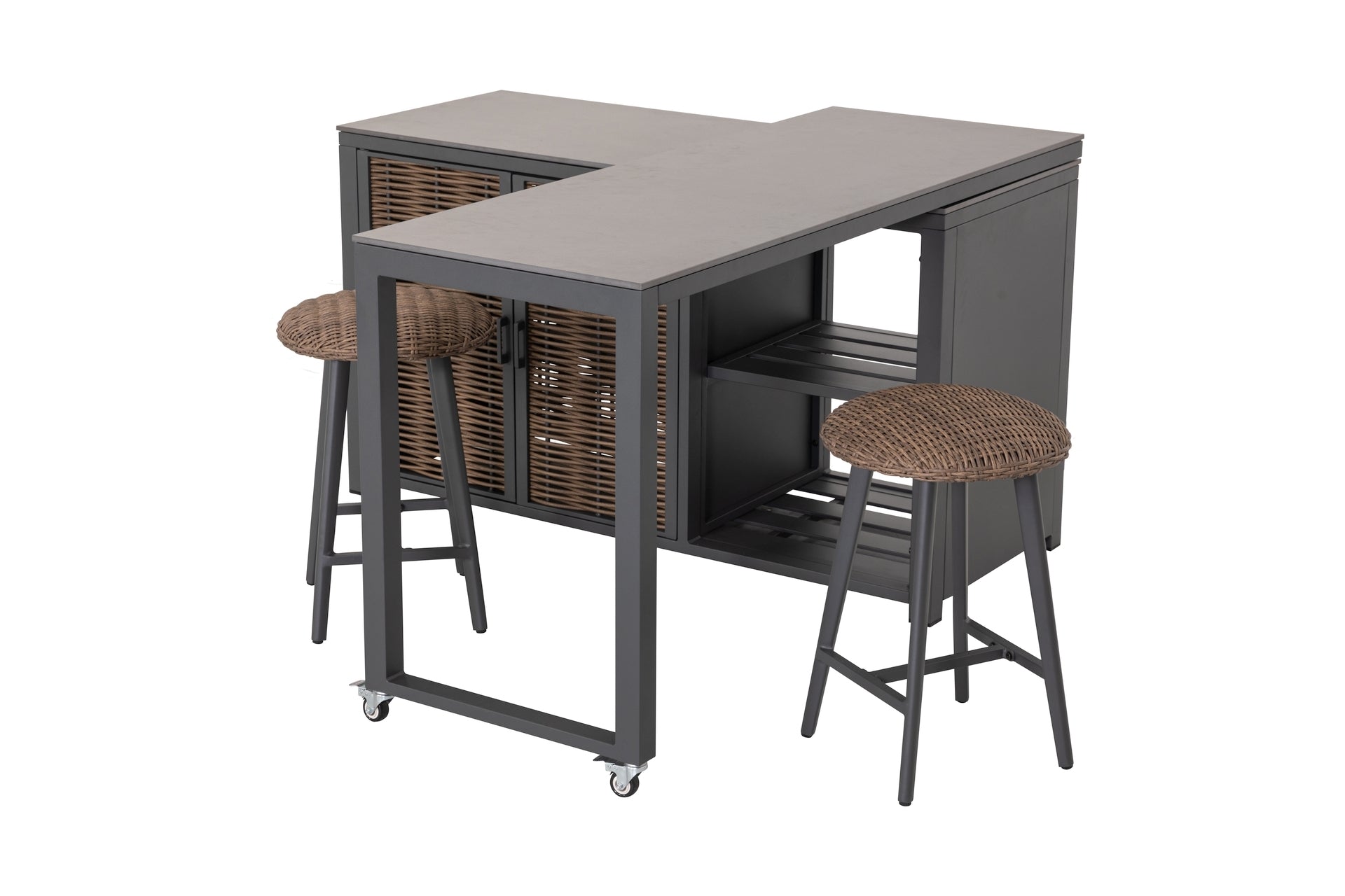 Kücheninsel Cabernet dunkel