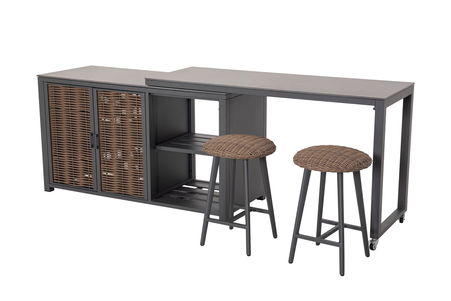 Kücheninsel Cabernet dunkel