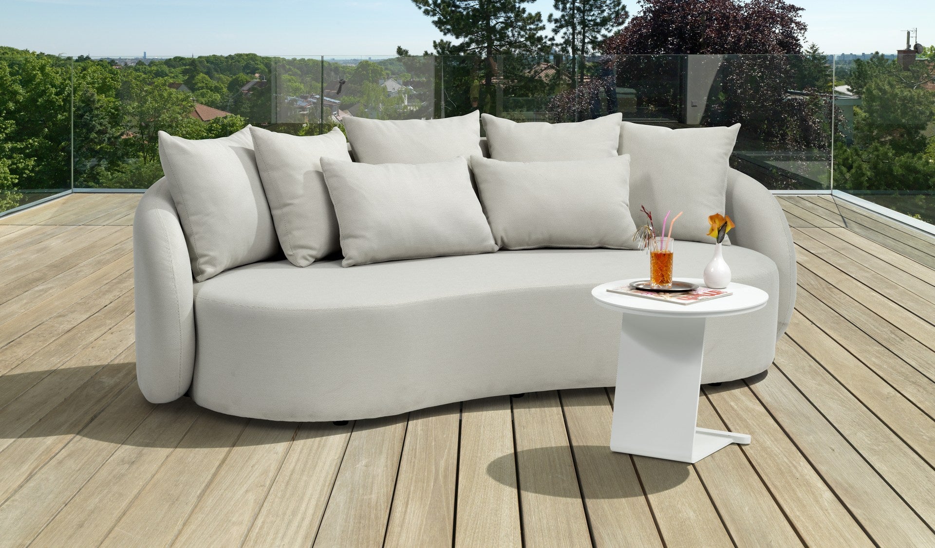 Lounge sofa Luna cream