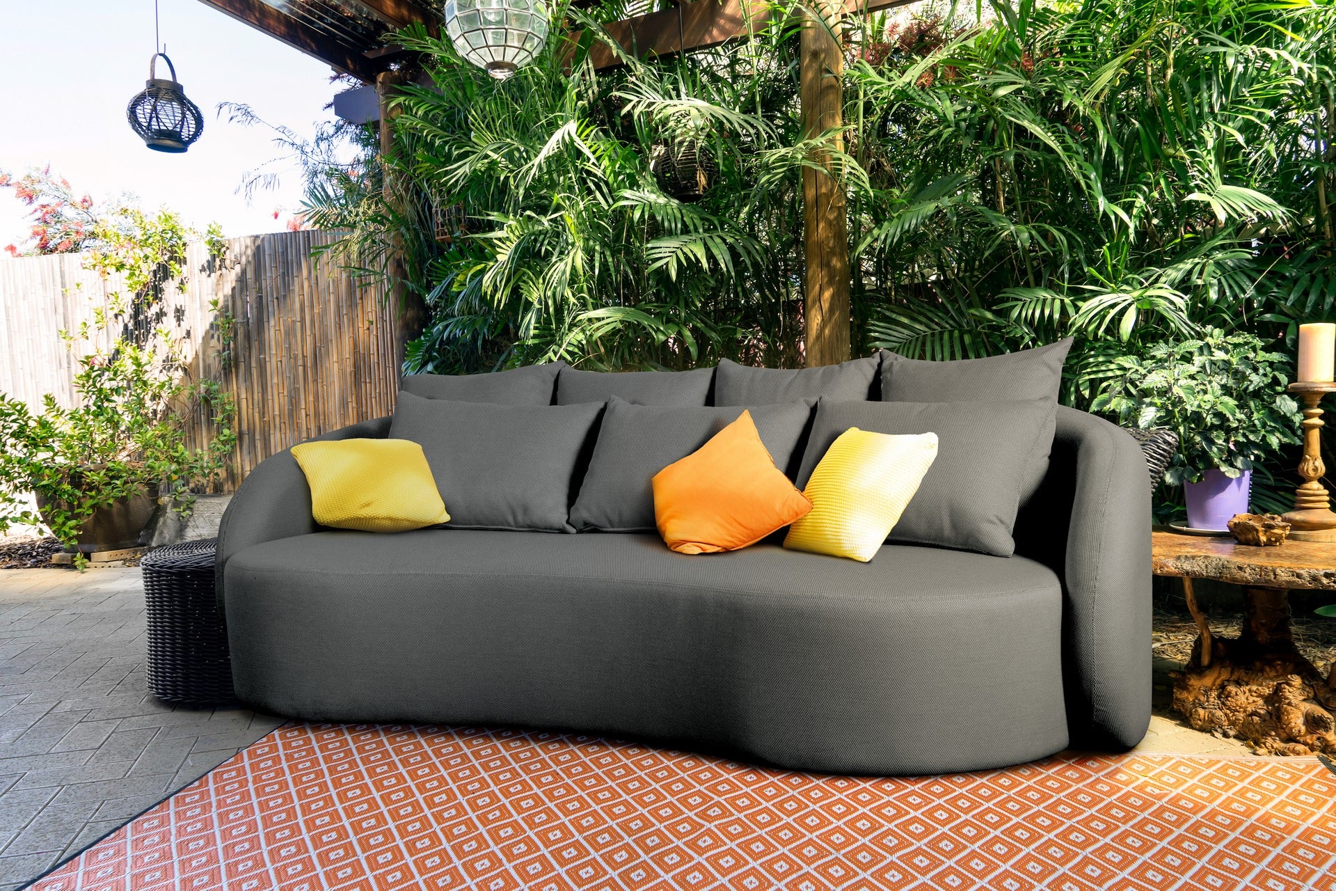 lounge sofa Luna anthracite