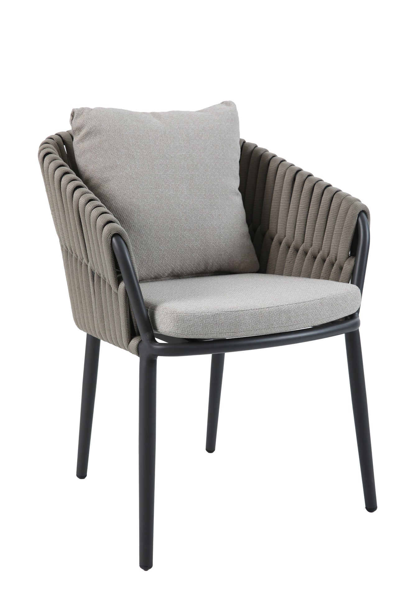 Nizza 2.0 Armstuhl - anthrazit | Ferrocom