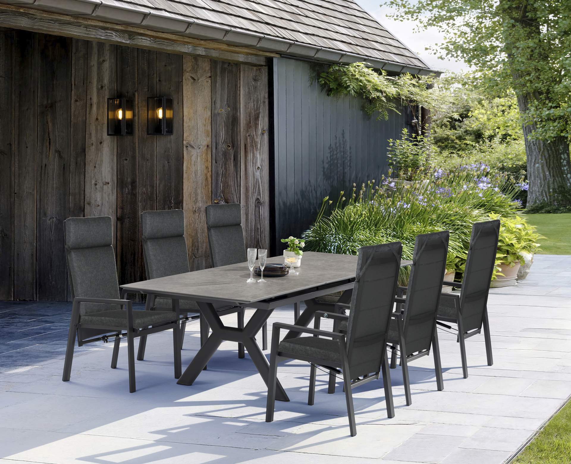 Esstischgruppe Noel dunkel