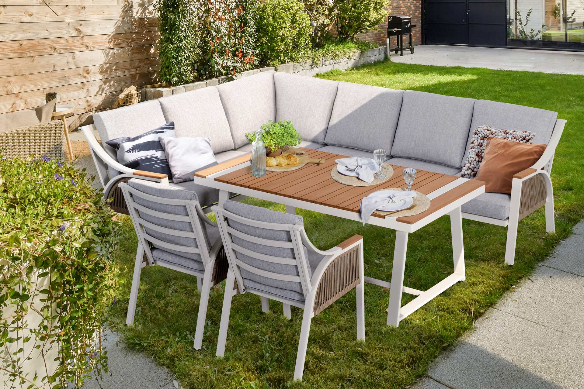 Eckbankgruppe Pisa hell