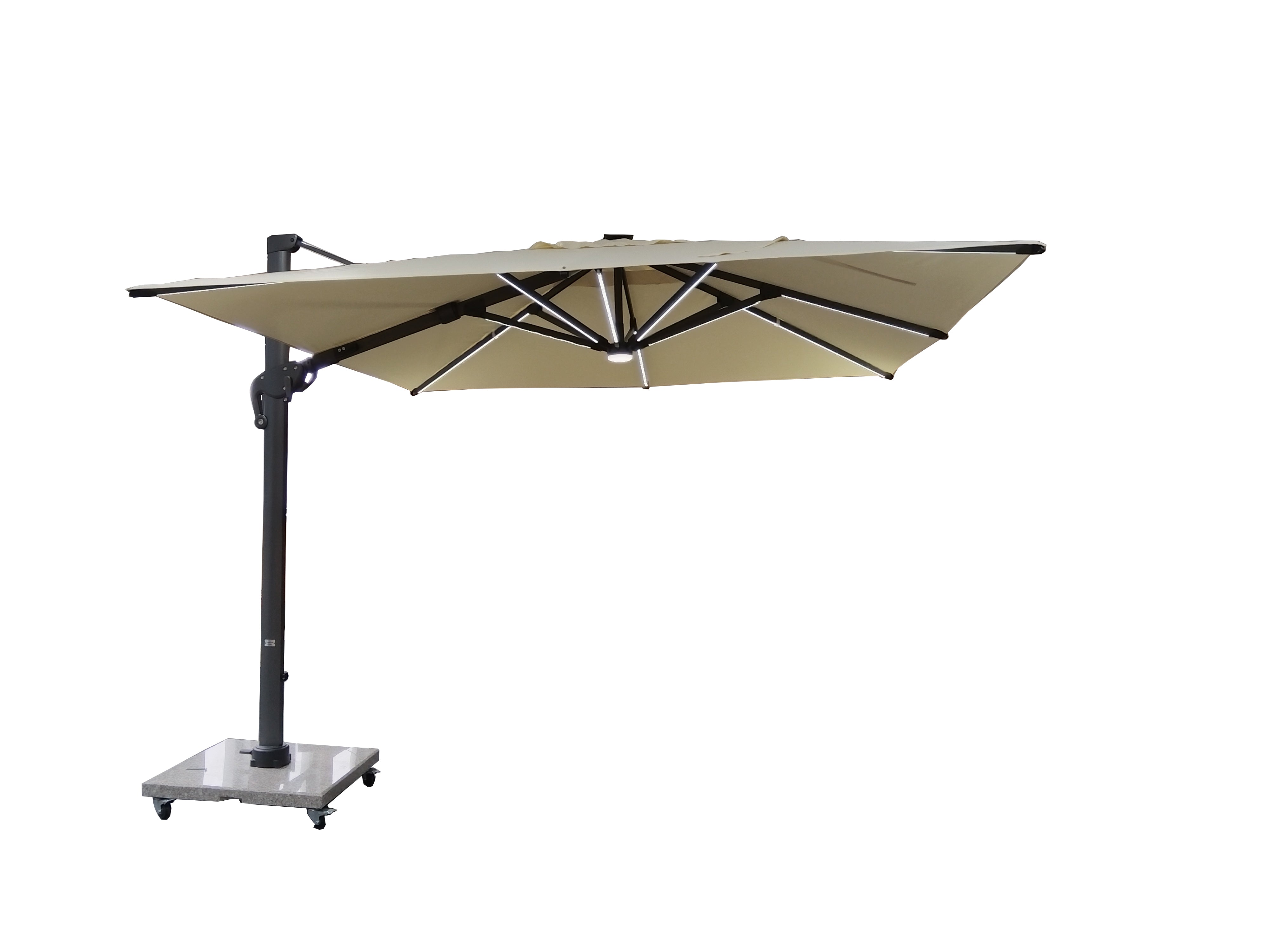 Pendelschirm Roma-Deluxe hellbeige