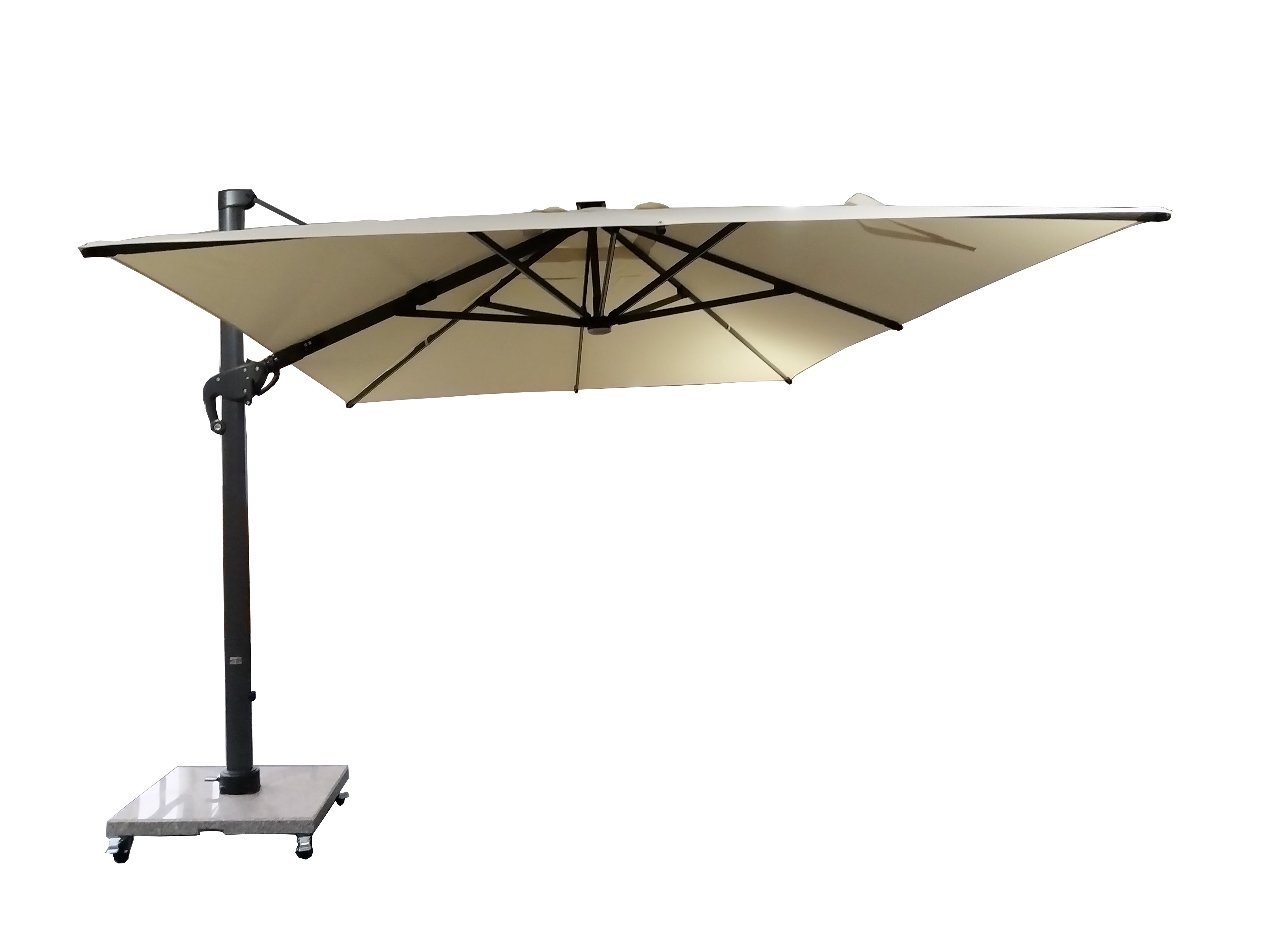 Pendelschirm Roma-Deluxe hellbeige