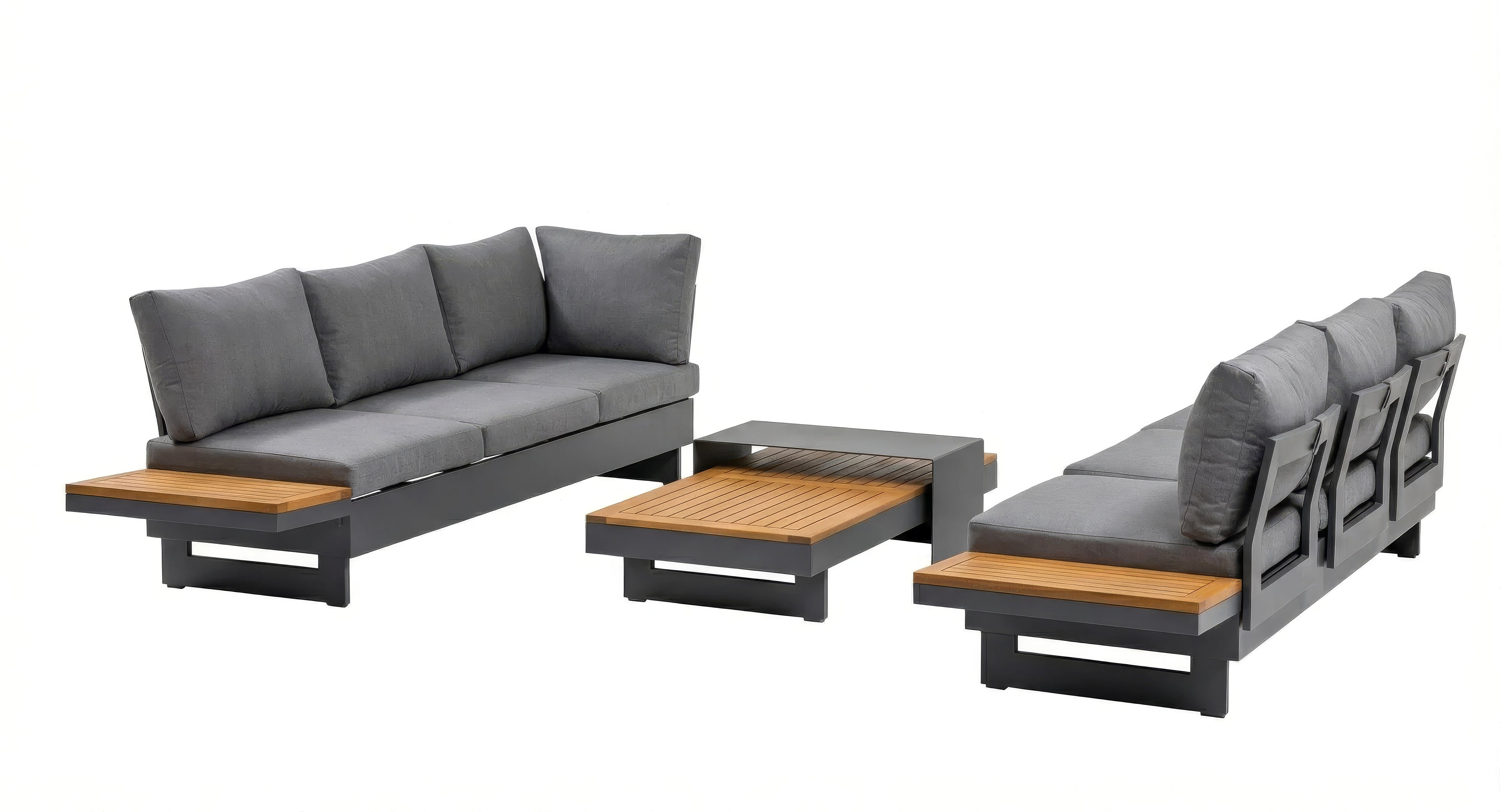 Loungegruppe Santorini dunkel
