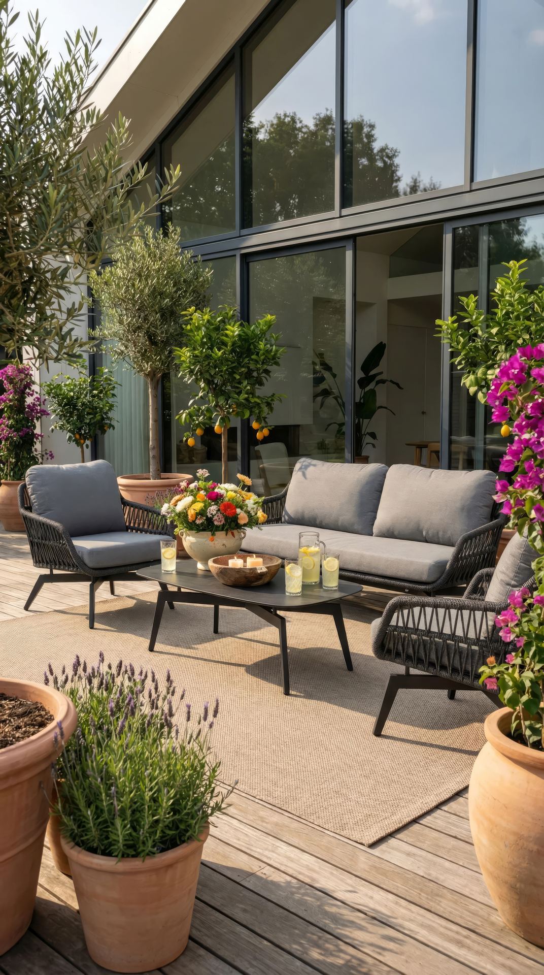 Loungegruppe Sahara dunkel