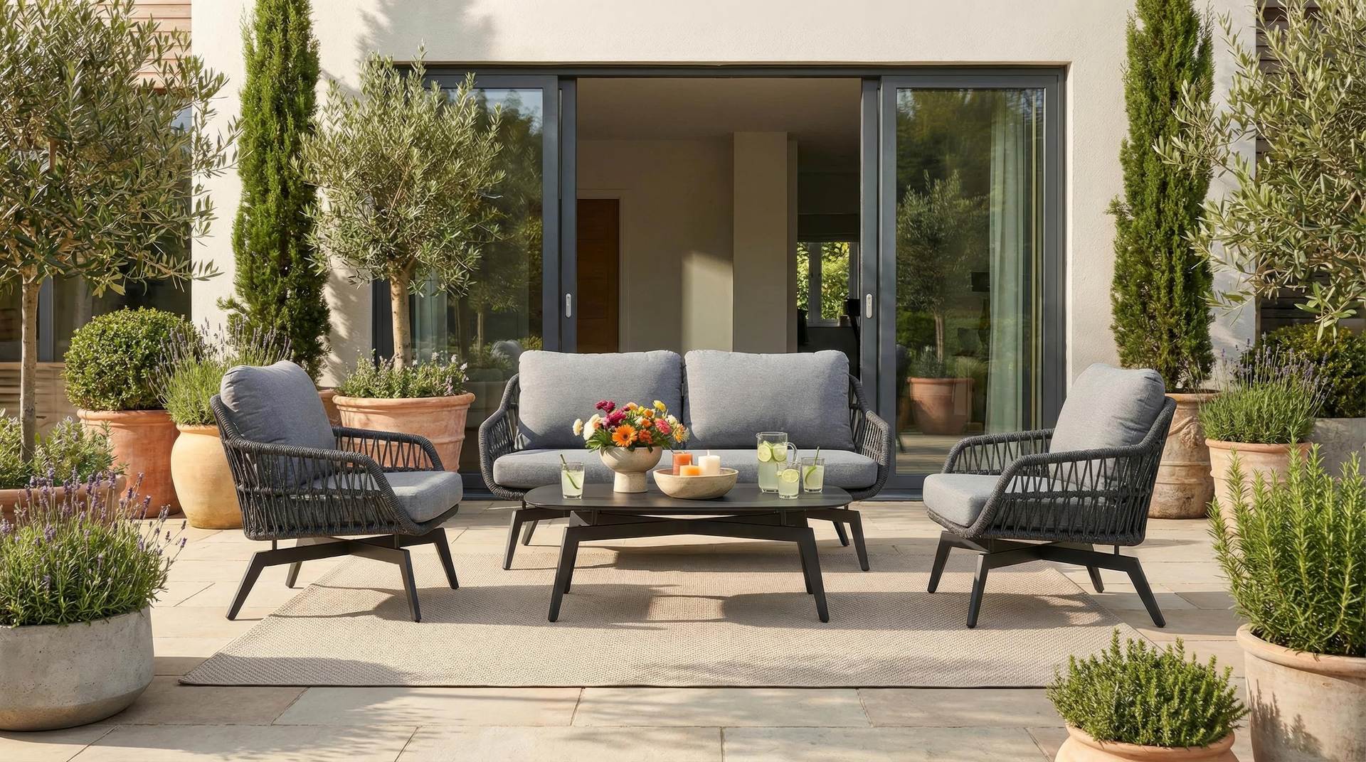 Loungegruppe Sahara dunkel