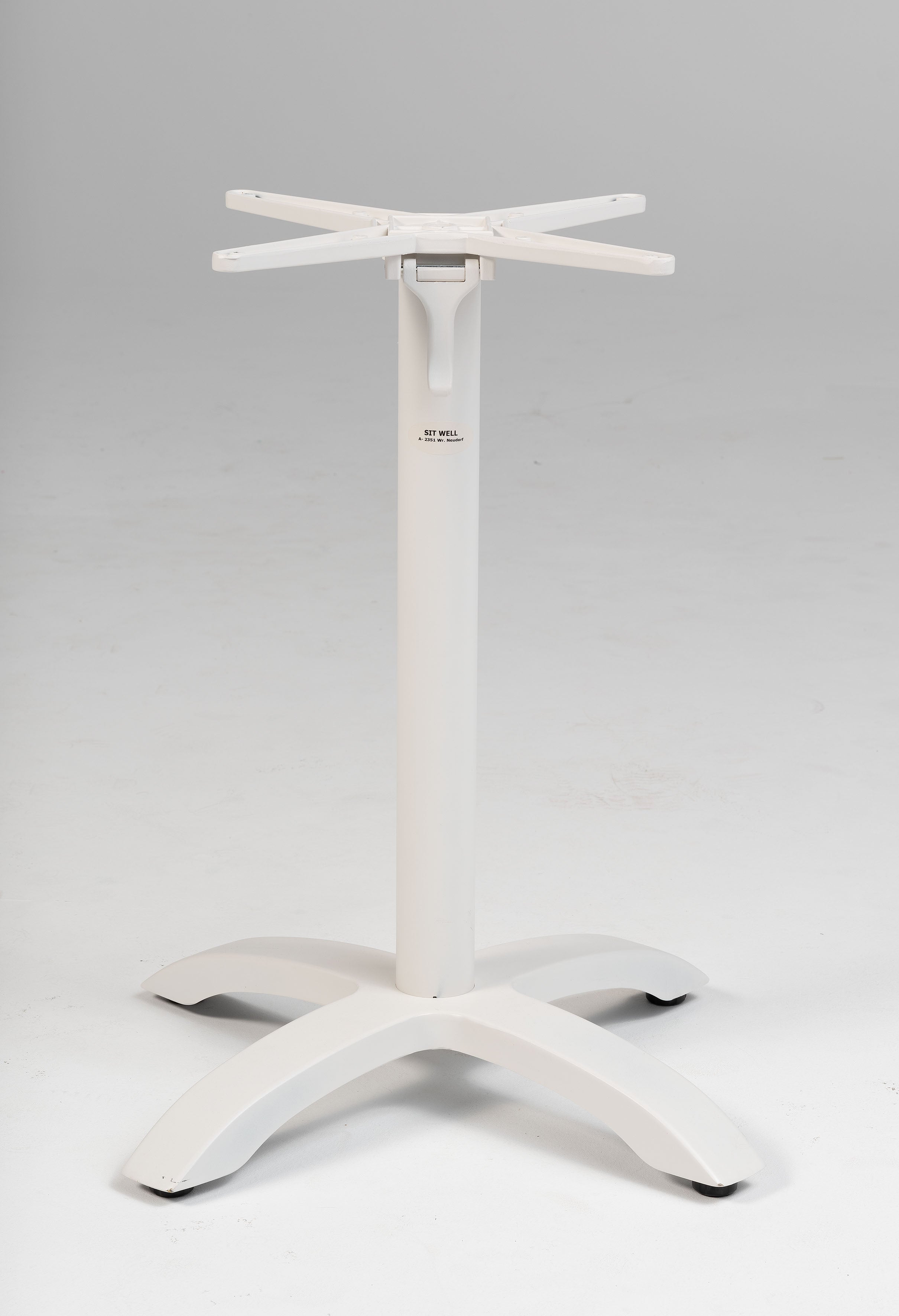 Tischgestell Cross-1 weiß pulverbeschichtet
