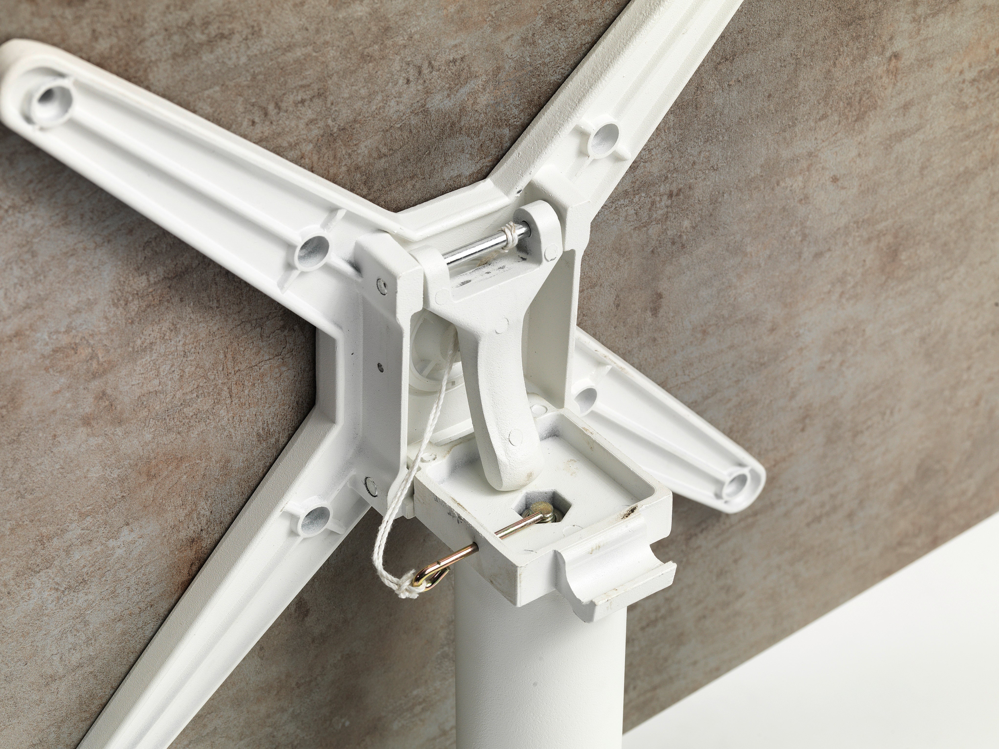 Tischgestell Cross-1 weiß pulverbeschichtet