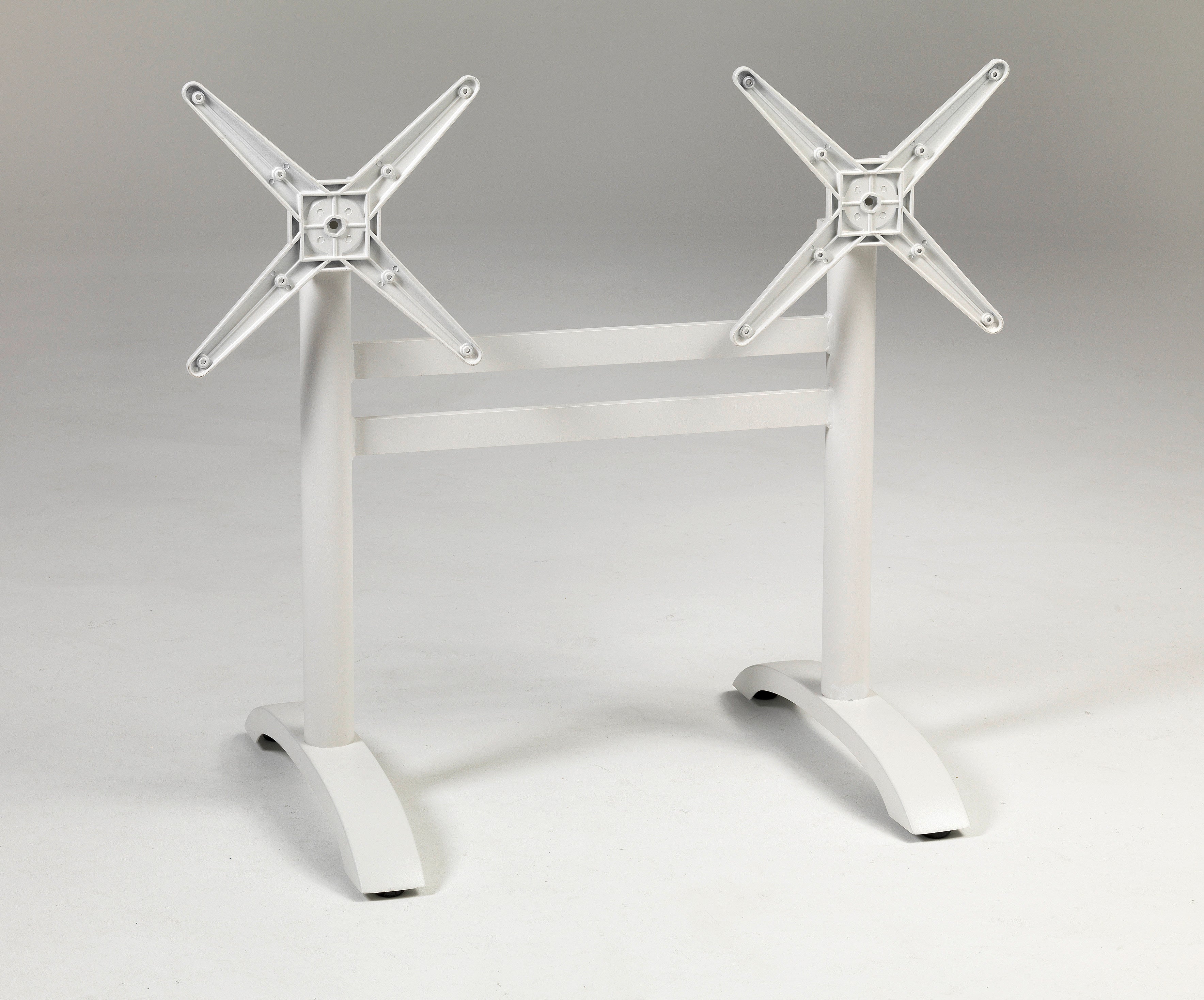 Tischgestell Cross-2 weiß pulverbeschichtet