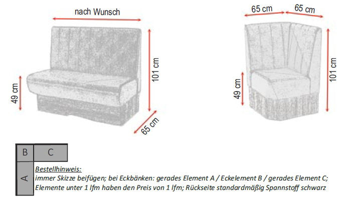 Gastro bench Jolly
