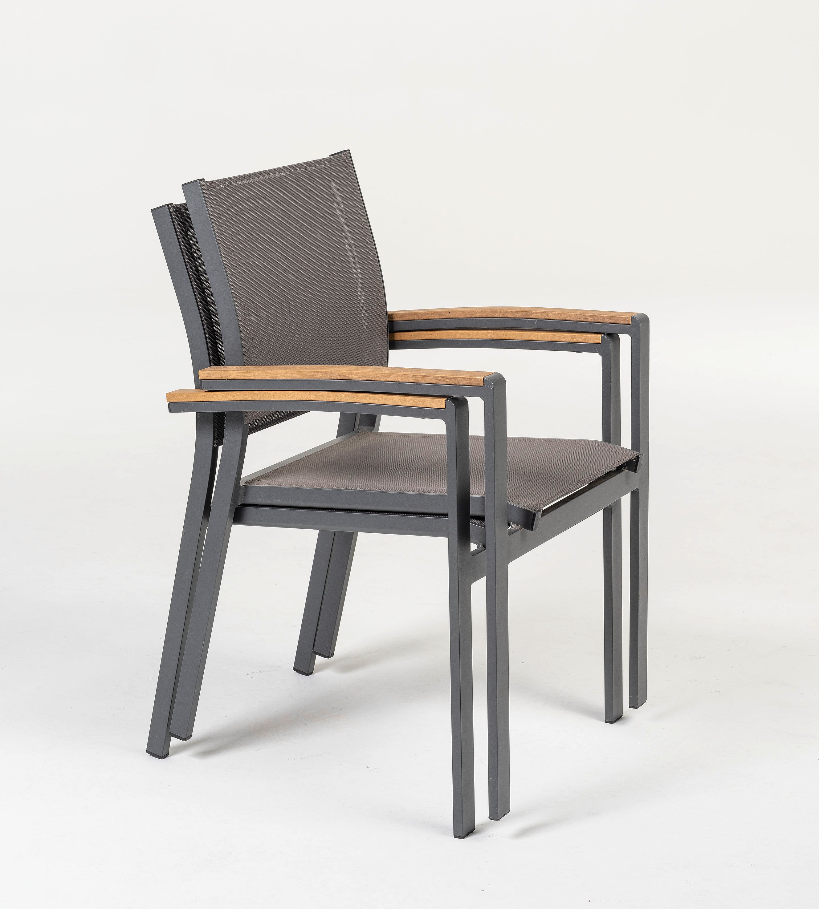 Armstuhl Lido taupe-grau