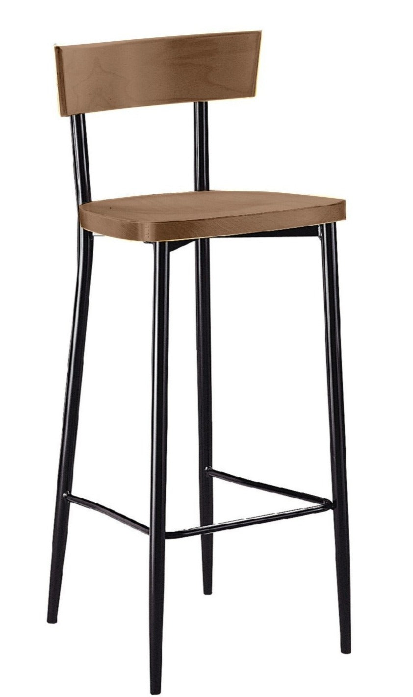 Barhocker Lisa Vintage Wood & Padded