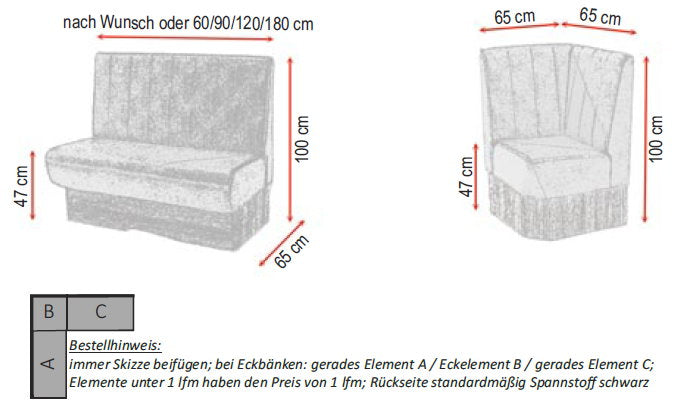 Gastro bench Michelangelo