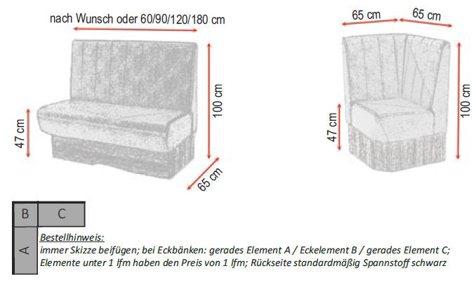 Raffaello gastro bench
