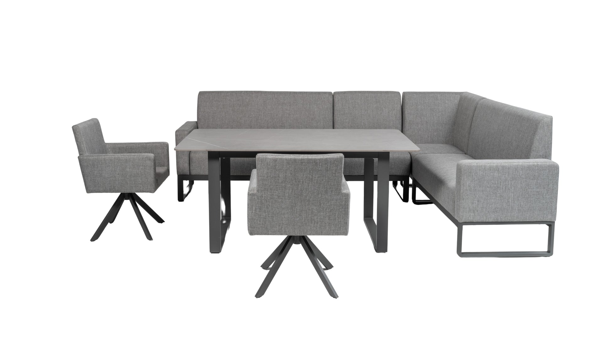 Eckbankgruppe Carina grau