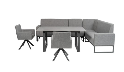Eckbankgruppe Carina grau