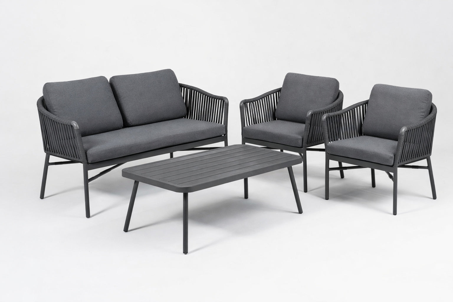 Loungegruppe Jacky grau