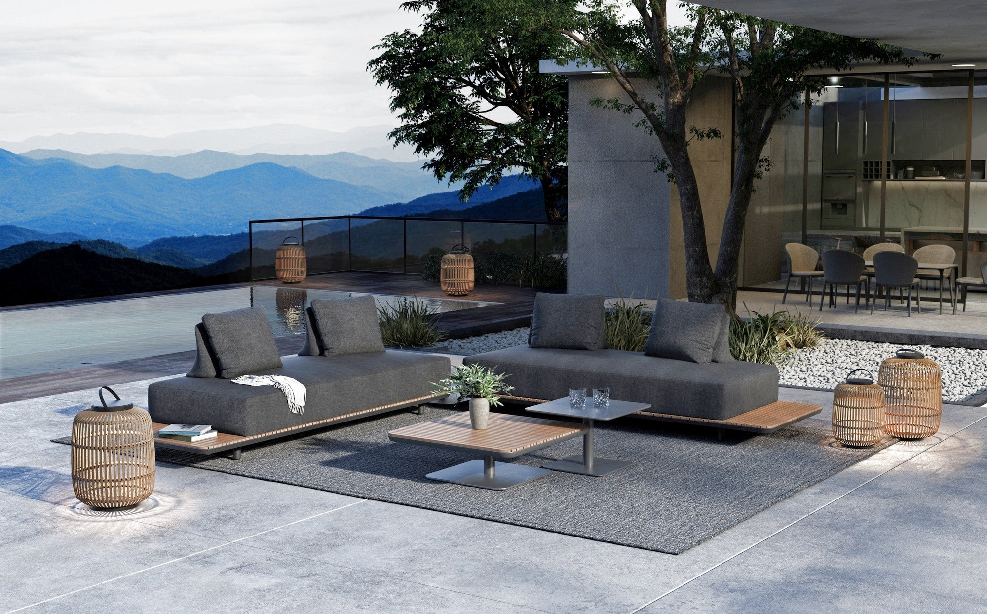 Loungegruppe New Freedom anthrazit