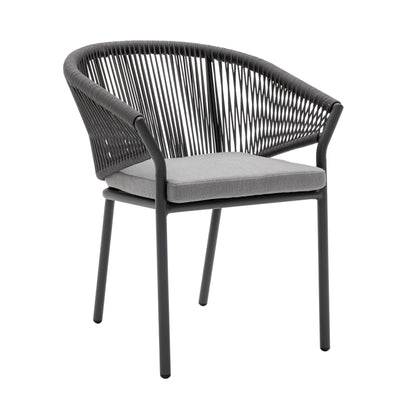 Armstuhl Nava dunkel