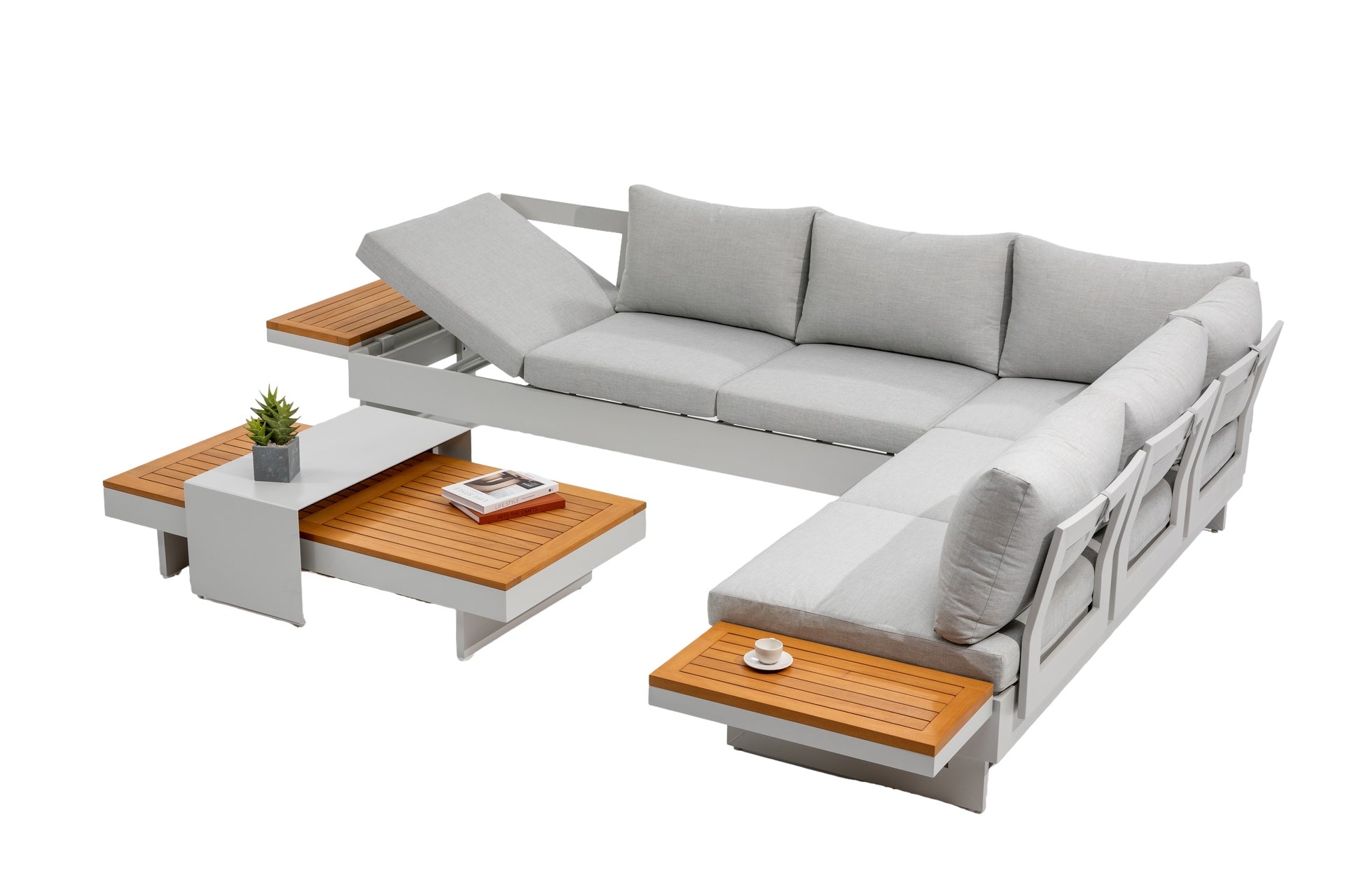 Loungegruppe Santorini hell