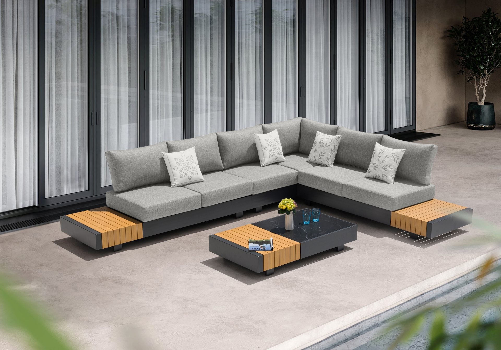 Camilla corner bench group