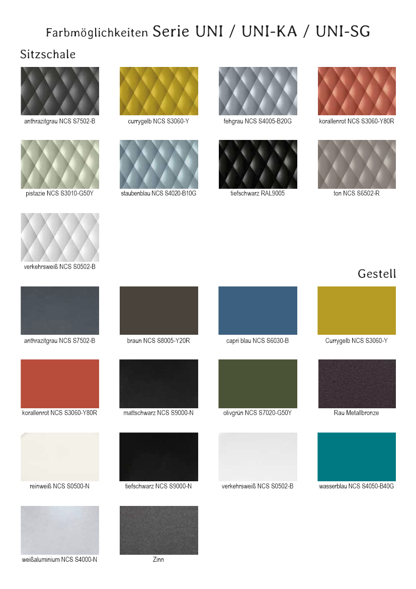 Stuhl Uni 550 Outdoor