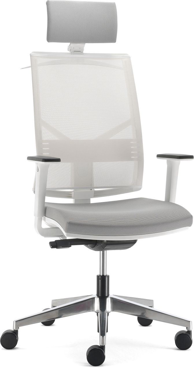 Drehstuhl Fly-H White